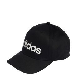 Czapka LINEAR BASEBALL CAP. Białe czapki z daszkiem adidas, bez wzorów, klasyczne. Za 64.95 zł.