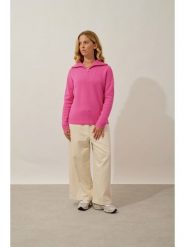 AUTHENTIC CASHMERE Kaszmirowy sweter w kolorze różowym rozmiar: L. Różowe swetry AUTHENTIC CASHMERE, l, bez wzorów, z kaszmiru, bez ramiączek. Za 1,043.99 zł.