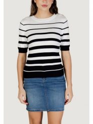 Morgan Sweter 261-MLOL Biały Regular Fit. Białe swetry Morgan, xs, bez wzorów, z wiskozy, bez ramiączek. Za 179.99 zł.