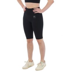 Krótkie legginsy sportowe dla kobiet Xtreme Sportswear Antracyt Czarny. Czarne legginsy XTREME SOCKSWEAR, bez wzorów, z materiału, sportowe, krótkie. Za 125.82 zł.