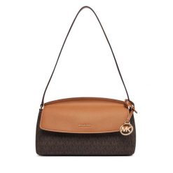 Torebka MICHAEL Michael Kors. Brązowe torebki klasyczne MICHAEL Michael Kors, bez wzorów, klasyczne, bez dodatków. Za 879.99 zł.