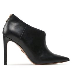 Botki Baldowski. Czarne botki Baldowski, bez wzorów, bez obcasa, na szpilce, bez zapięcia. Za 479.99 zł.