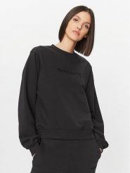 Woolrich Bluza Logo CFWWSW0115FRUT3164 Czarny Relaxed Fit. Czarne bluzy Woolrich, l, bez wzorów, z bawełny, bez kaptura. Za 429.99 zł.