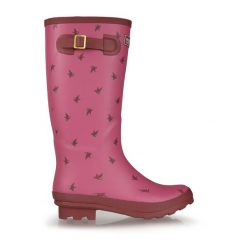 Kalosze do chodzenia damskie Lady Fairweather II wodoodporne. Niebieskie kalosze Regatta, bez wzorów, z bawełny, bez zapięcia. W wyprzedaży za 139.99 zł.