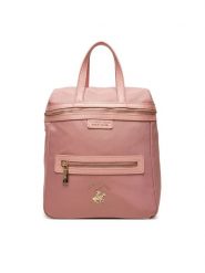 Beverly Hills Polo Club Plecak BHPC-H-002-07 Różowy. Czerwone plecaki Beverly Hills Polo Club, bez wzorów, z materiału, bez dodatków. Za 129.99 zł.