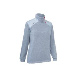 Sweter żeglarski SAILING 100 damski. Szare swetry TRIBORD, m, bez wzorów, z bawełny, bez ramiączek. Za 79.99 zł.