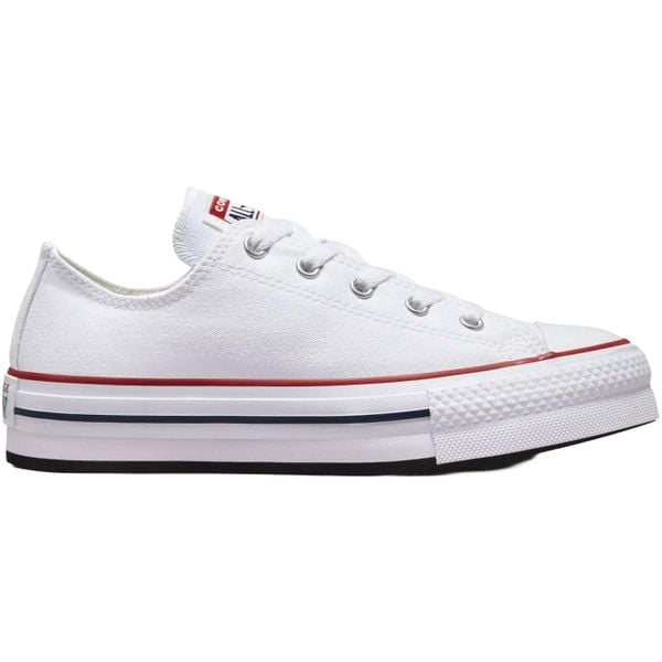 Buty sportowe damskie Converse Chuck Taylor All Star EVA Lift. Białe buty treningowe Converse, bez wzorów, bez zapięcia. Za 256.99 zł.