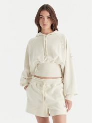 Adidas by Stella McCartney Bluza KA0640 Beżowy Loose Fit. Brązowe bluzy adidas by Stella McCartney, m, bez wzorów, z bawełny, bez ramiączek, bez kaptura. Za 349.99 zł.