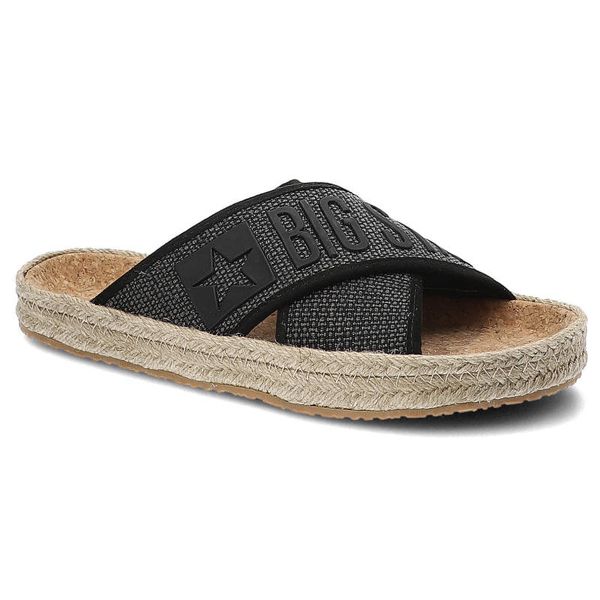 Czarne Klapki Big Star Modne Buty Na Lato. Czarne klapki BIG STAR, bez wzorów, retro, bez obcasa, bez zapięcia. Za 119.00 zł.