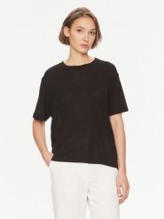DAY BIRGER ÉT MIKKELSEN T-Shirt Parry 100422 Czarny Relaxed Fit. Czarne t-shirty DAY Birger et Mikkelsen, m, bez wzorów, z bawełny, bez kołnierzyka, bez ramiączek. Za 739.99 zł.