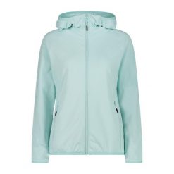 Bluza damska turystyczna CMP 34G2336. Niebieskie bluzy CMP, l, bez wzorów, sportowe, bez ramiączek, bez kaptura. Za 306.50 zł.