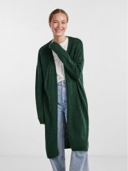 Pieces Kardigan 17139787 Zielony Regular Fit. Zielone swetry Pieces, xl, bez wzorów, z syntetyku, bez ramiączek. Za 139.99 zł.