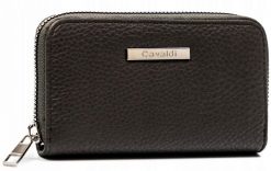 Portfel na zamek 4U Cavaldi ABT-01-BL c.szary. Szare portfele 4U Cavaldi, bez wzorów, ze skóry ekologicznej. Za 18.99 zł.