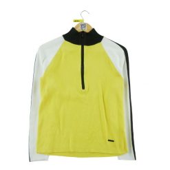 Second life - Sweter damski z zamkiem Lauren Ralph Lauren - Stan dobry. Żółte swetry Ralph Lauren, m, bez wzorów, casualowe, bez ramiączek. Za 139.20 zł.