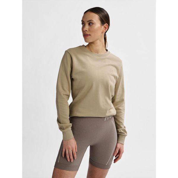 Bluza damska Hummel Active. Brązowe bluzy Hummel, bez wzorów, bez kaptura, na fitness i siłownię. Za 217.00 zł.