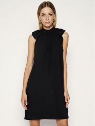 Victoria Victoria Beckham Sukienka koktajlowa Fluid Crepe 2220WDR001185B Czarny Regular Fit. Czarne sukienki Victoria Victoria Beckham, bez wzorów, z syntetyku, wizytowe, bez kołnierzyka, bez ramiączek. Za 969.99 zł.