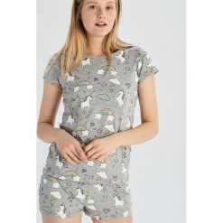Dwuczęściowa piżama z jednorożcami - Jasny szar. Piżamy marki Sinsay. Za 39.99 zł.