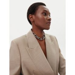 Łańcuszek Patrizia Pepe. Szare łańcuszki Patrizia Pepe, srebrne. Za 509.99 zł.