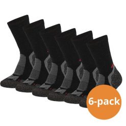 Skarpety turystyczne dla dorosłych Xtreme Wełna Merino, 6 szt. Czarne skarpetki XTREME SOCKSWEAR, bez wzorów, z wełny. Za 203.99 zł.