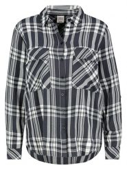 Urban Surface Bluzka w kolorze biało-antracytowym rozmiar: XS. Czarne bluzki Urban Surface, xs, bez wzorów, z wiskozy, bez kołnierzyka, bez ramiączek. Za 86.99 zł.