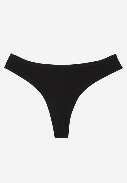 Czarne Majtki Typu Stringi z Bawełną Asoia. Czarne stringi Born2be, bez wzorów, z bawełny. Za 6.99 zł.