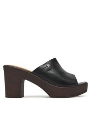 Lasocki Klapki CEO-EST-2027-02 Czarny. Czarne klapki Lasocki, bez wzorów, ze skóry, bez obcasa, bez zapięcia. Za 169.99 zł.