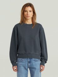 G-Star Bluza w kolorze antracytowym rozmiar: L. Czarne bluzy bez kaptura G-Star, l, bez wzorów, z bawełny, bez kaptura. Za 144.92 zł.