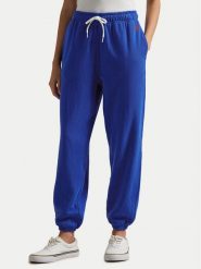 Polo Ralph Lauren Spodnie dresowe 211935585013 Niebieski Regular Fit. Niebieskie spodnie dresowe Polo Ralph Lauren, bez wzorów, z bawełny. Za 489.99 zł.