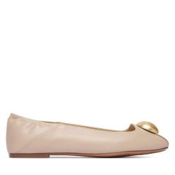 Baleriny Liu Jo. Czerwone baleriny Liu Jo, bez wzorów, bez obcasa, bez zapięcia. Za 499.99 zł.