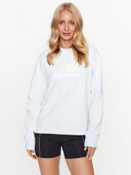 New Balance Bluza Essentials Stacked Logo French Terry Crewneck WT31532 Niebieski Regular Fit. Niebieskie bluzy New Balance, l, bez wzorów, z syntetyku, bez kaptura. Za 139.99 zł.