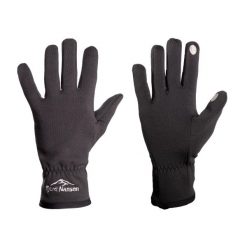 Rękawice turystyczne unisex Fjord Nansen Grip Smart. Czarne rękawiczki Fjord Nansen, bez wzorów, z polaru, sportowe. Za 99.99 zł.