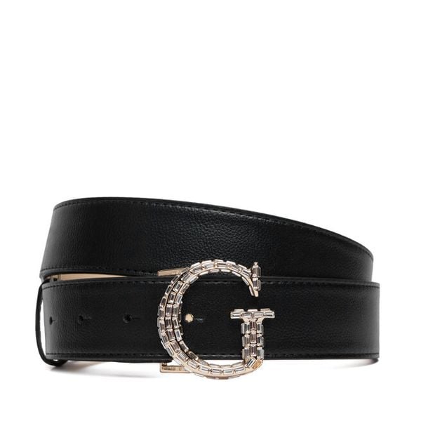 Pasek Damski Guess. Czarne paski Guess, z aplikacjami. Za 284.99 zł.