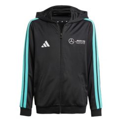 Bluza Z Kapturem Mercedes - Amg Petronas Formula One Team Dna Full Zip. Białe bluzy adidas, m, bez wzorów, z materiału, młodzieżowe, bez ramiączek, z kapturem. Za 199.00 zł.