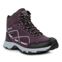Buty trekkingowe damskie Lowa Valletta. Szare buty trekkingowe Lowa, na jesień, z materiału, bez zapięcia. Za 726.00 zł.