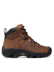 Keen Trekkingi Pyrenees 1004156 Brązowy. Brązowe buty trekkingowe Keen, bez wzorów, z nubiku, bez zapięcia, trekkingowe. Za 479.99 zł.