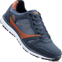 Buty sportowe bonprix ciemnoniebiesko-brązowy. Brązowe buty sportowe lifestyle marki bonprix, sportowe. Za 89.99 zł.