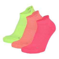 Skarpety do tenisówek fitness - Uniseks - Multi neonowe - 3 pary. Czerwone skarpetki XTREME, bez wzorów, z elastanu. W wyprzedaży za 109.85 zł.