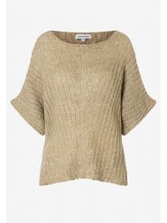 More & More Sweter w kolorze beżowym rozmiar: 38. Brązowe swetry More & More, bez wzorów, ze splotem, bez ramiączek. Za 134.95 zł.