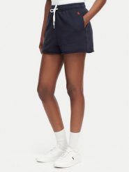 Polo Ralph Lauren Szorty sportowe 211965103004 Granatowy Straight Fit. Niebieskie szorty sportowe Polo Ralph Lauren, bez wzorów, z bawełny. Za 599.99 zł.