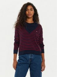 Tommy Jeans Sweter Essential DW0DW18670 Kolorowy Regular Fit. Swetry Tommy Jeans, m, bez wzorów, z bawełny, bez ramiączek. Za 229.99 zł.
