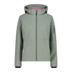 Kurtka damska turystyczna CMP 39A5006. Szare kurtki przejściowe sportowe CMP, xs, bez wzorów, z softshellu, bez kaptura, trekkingowe. Za 340.00 zł.