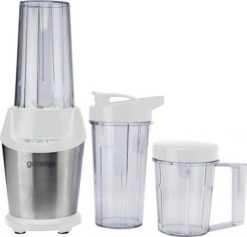 Blender Gorenje BN1000E, blat stołu, moc 1000 W, materiał słoika Tritan, pojemność słoika 0,75 L, kruszenie lodu, biały. Blendery GORENJE. Za 263.99 zł.