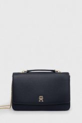 Tommy Hilfiger torebka kolor granatowy. Niebieskie listonoszki Tommy Hilfiger, bez wzorów, bez dodatków. Za 699.99 zł.