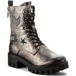 Trapery TAMARIS - 1-25755-39 Pewter 915. Szare traperki Tamaris, ze skóry ekologicznej. W wyprzedaży za 189.00 zł.