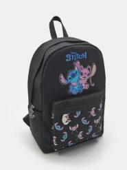Plecak ze wzorkiem Stitch - czarny. Czarne plecaki Sinsay, bez wzorów, bez dodatków. W wyprzedaży za 33.99 zł.