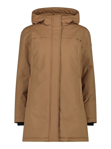 CMP Parka funkcyjna w kolorze jasnobrązowym rozmiar: 36. Brązowe płaszcze CMP, m, bez wzorów, sportowe, bez kaptura. Za 293.59 zł.