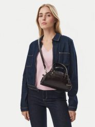 Guess Torebka V6BZ07 W4597 Brązowy ciemny. Brązowe torebki klasyczne Guess, z aplikacjami, bez dodatków. Za 344.99 zł.