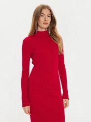 TWINSET Sweter 242TT3022 Czerwony Slim Fit. Czerwone swetry Twinset, s, bez wzorów, z syntetyku, bez ramiączek. Za 399.99 zł.