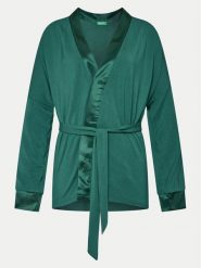 United Colors Of Benetton Szlafrok 3ZEW3M06Q Zielony. Zielone szlafroki damskie United Colors Of Benetton, m, bez wzorów, bez ramiączek. Za 159.99 zł.
