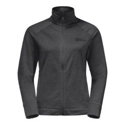 Kurtka Damska Waldee. Czarne kurtki Jack Wolfskin, bez wzorów, sportowe, bez kaptura. Za 336.99 zł.